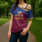 Brisbane Lions Premiers 2026 Cross Shoulder Shirt Six-Time Champions