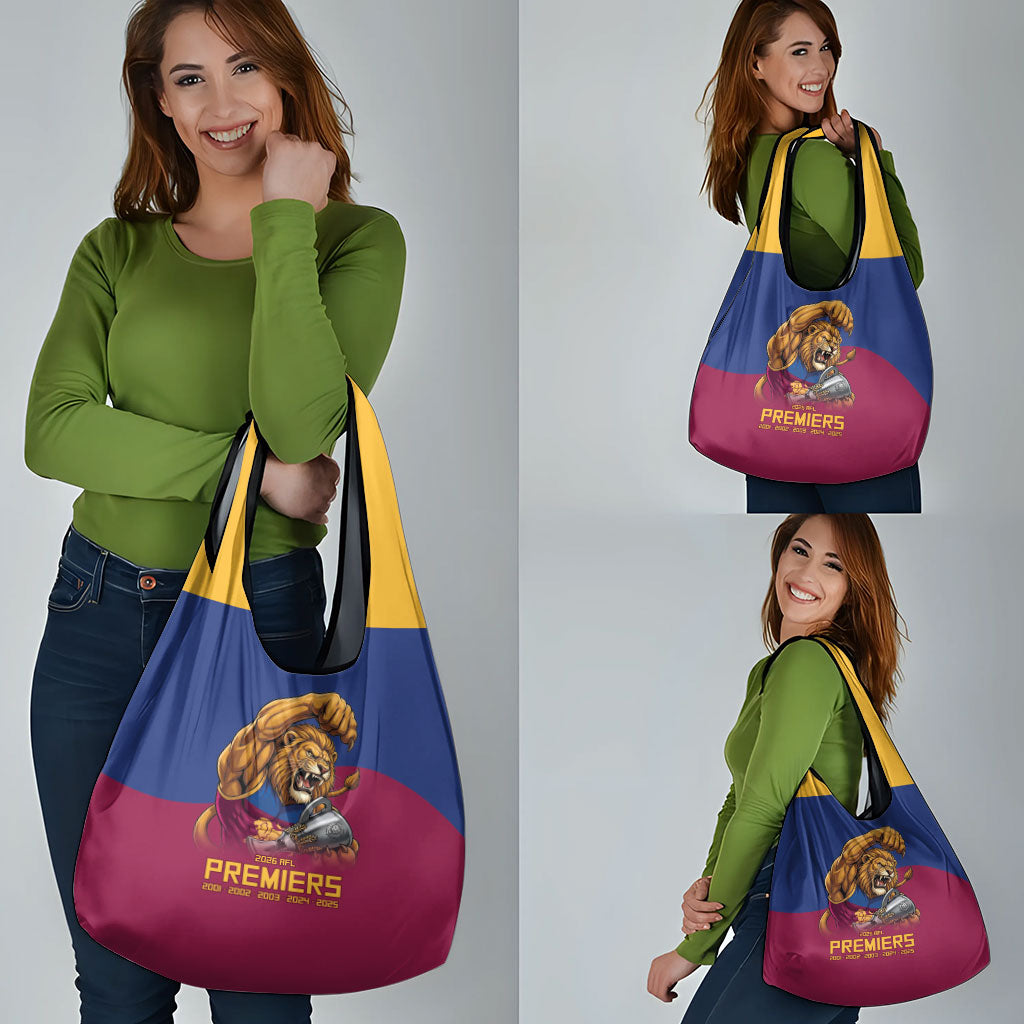 Brisbane Lions Premiers 2026 Grocery Bag Six-Time Champions