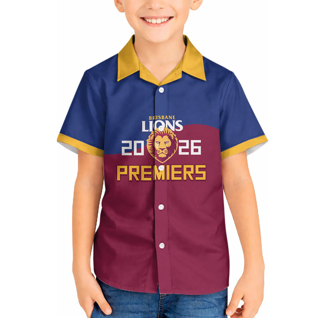 Brisbane Lions Premiers 2026 Hawaiian Shirt Six-Time Champions