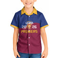 Brisbane Lions Premiers 2026 Kid Hawaiian Shirt Six-Time Champions