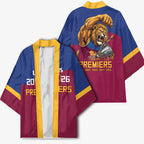 Brisbane Lions Premiers 2026 Kimono Six-Time Champions