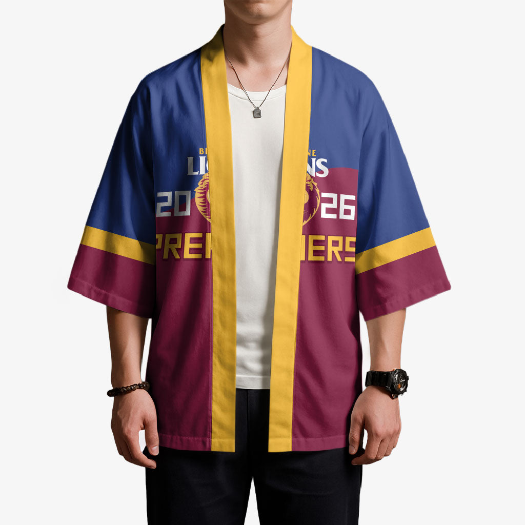 Brisbane Lions Premiers 2026 Kimono Six-Time Champions