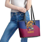 Brisbane Lions Premiers 2026 Leather Tote Bag Six-Time Champions