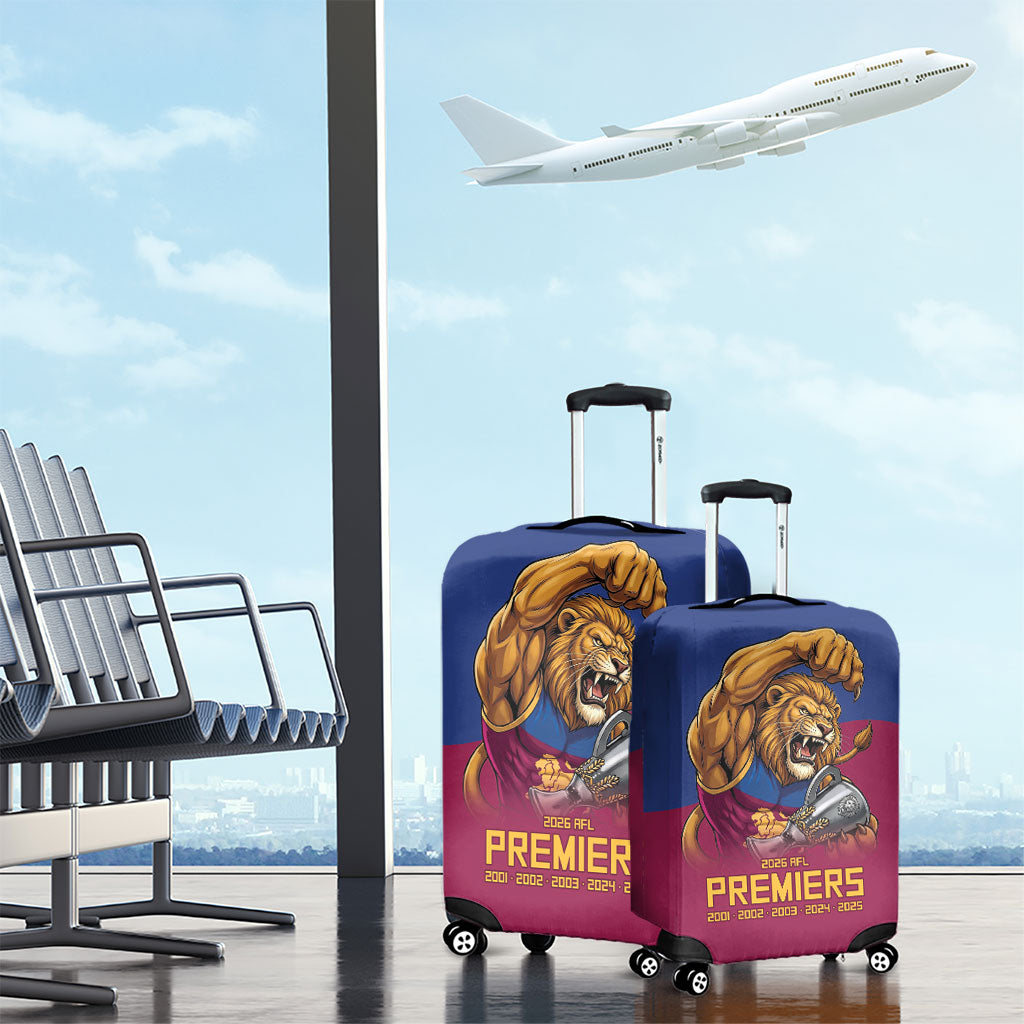 Brisbane Lions Premiers 2026 Luggage Cover Six-Time Champions