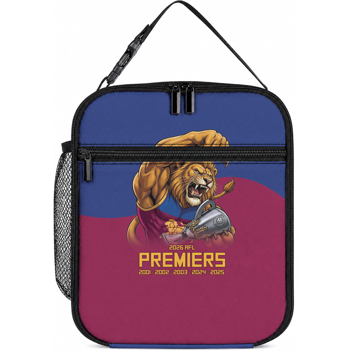 Brisbane Lions Premiers 2026 Lunch Bag Six-Time Champions