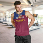 Brisbane Lions Premiers 2026 Men Tank Top Six-Time Champions