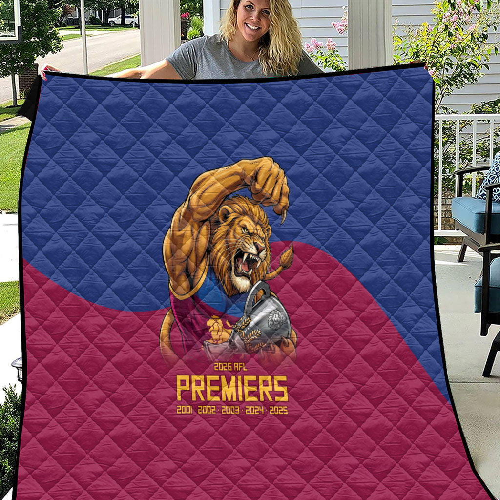 Brisbane Lions Premiers 2026 Quilt Six-Time Champions