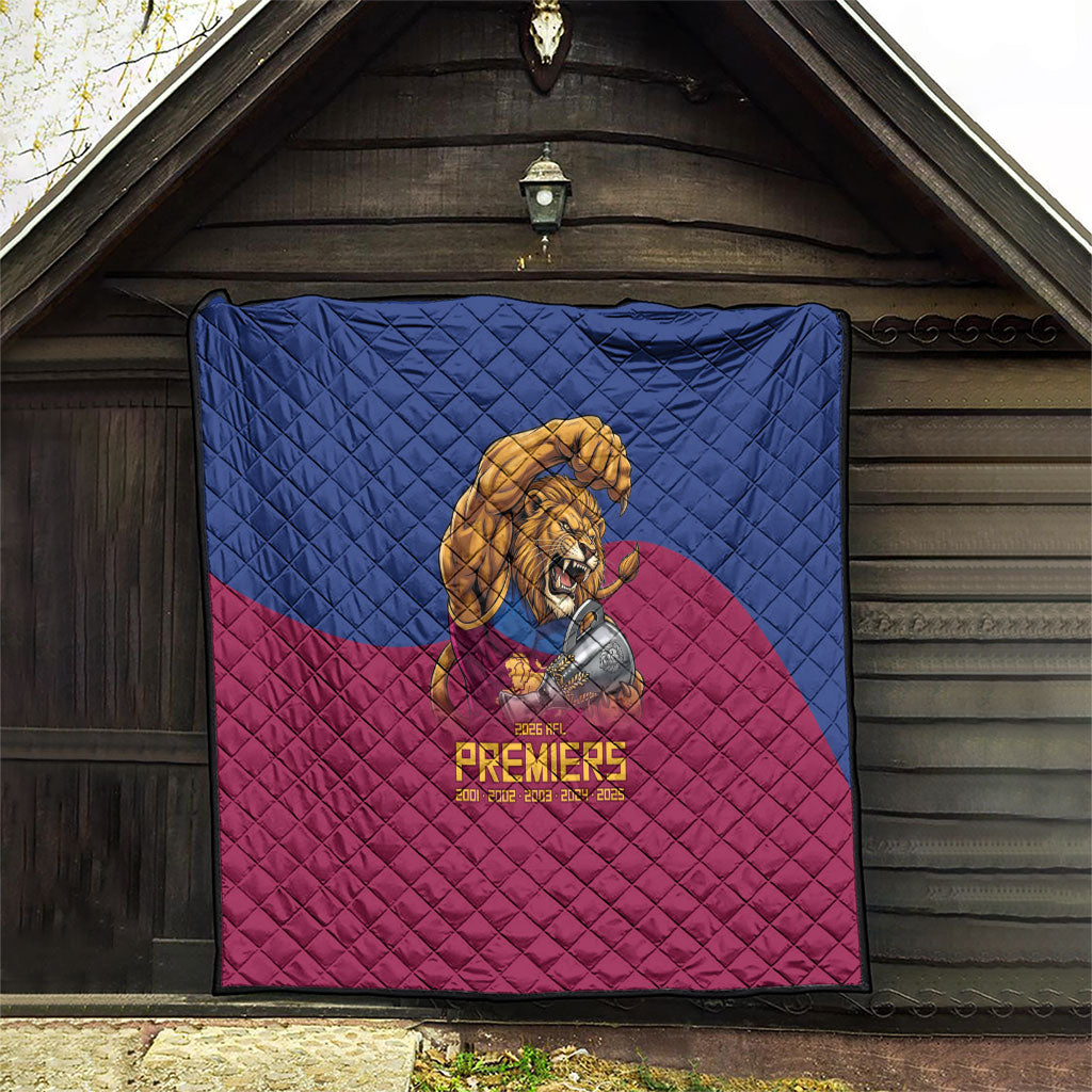 Brisbane Lions Premiers 2026 Quilt Six-Time Champions