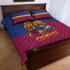 Brisbane Lions Premiers 2026 Quilt Bed Set Six-Time Champions