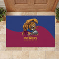 Brisbane Lions Premiers 2026 Rubber Doormat Six-Time Champions