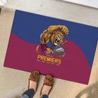 Brisbane Lions Premiers 2026 Rubber Doormat Six-Time Champions