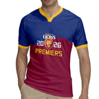 Brisbane Lions Premiers 2026 Rugby Jersey Six-Time Champions