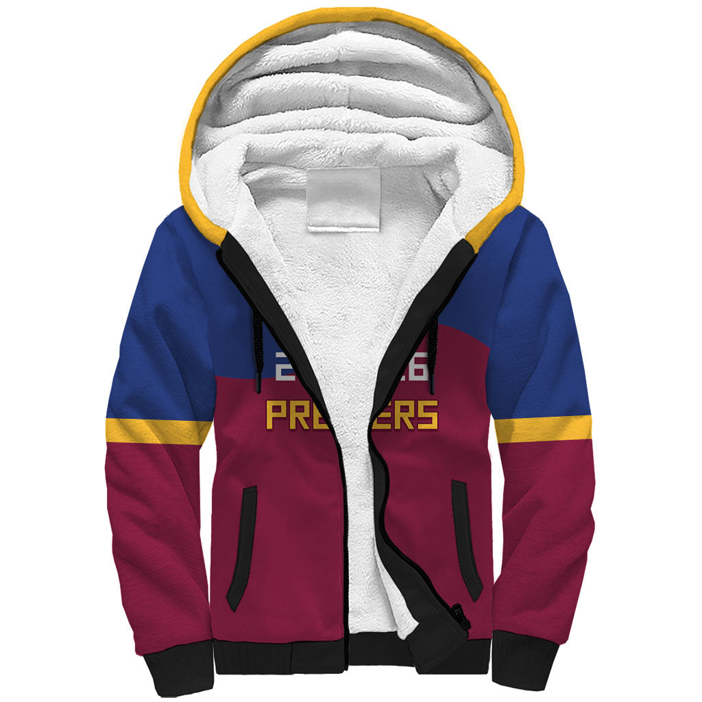 Brisbane Lions Premiers 2026 Sherpa Hoodie Six-Time Champions