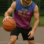 Brisbane Lions Premiers 2026 Sleeveless Hoodie Six-Time Champions