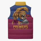 Brisbane Lions Premiers 2026 Sleeveless Puffer Jacket Six-Time Champions