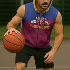 Brisbane Lions Premiers 2026 Sleeveless Zip Hoodie Six-Time Champions