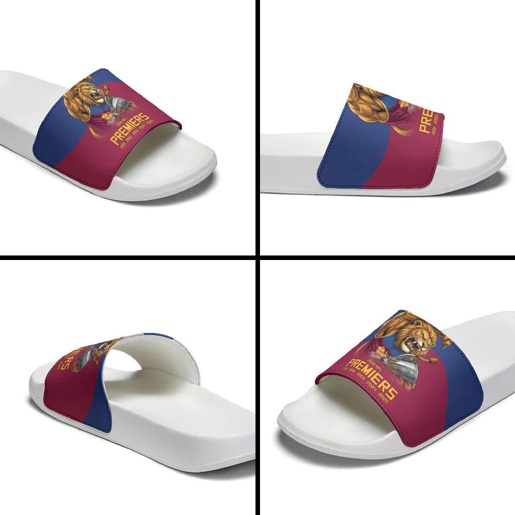Brisbane Lions Premiers 2026 Slide Sandals Six-Time Champions