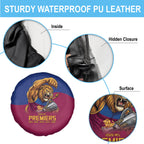 Brisbane Lions Premiers 2026 Spare Tire Cover Six-Time Champions