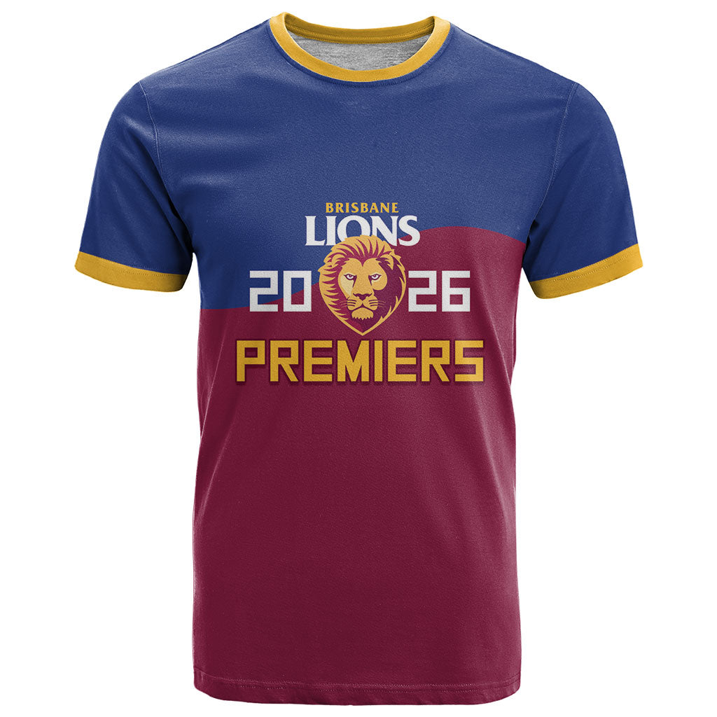 Brisbane Lions Premiers 2026 T Shirt Six-Time Champions