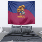 Brisbane Lions Premiers 2026 Tapestry Six-Time Champions