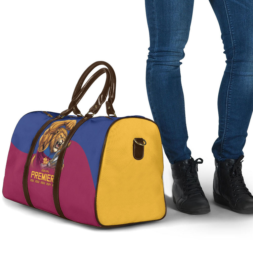 Brisbane Lions Premiers 2026 Travel Bag Six-Time Champions