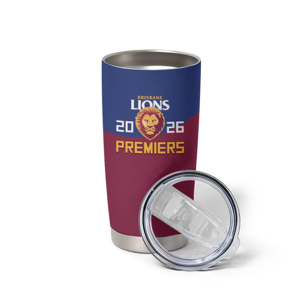 Brisbane Lions Premiers 2026 Tumbler Cup Six-Time Champions