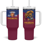Brisbane Lions Premiers 2026 Tumbler With Handle Six-Time Champions