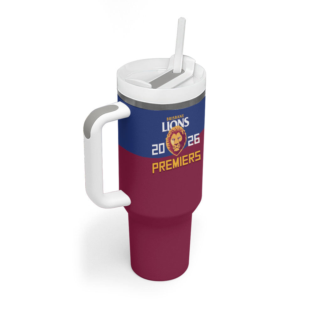 Brisbane Lions Premiers 2026 Tumbler With Handle Six-Time Champions