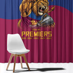 Brisbane Lions Premiers 2026 Window Curtain Six-Time Champions