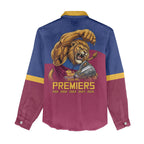 Brisbane Lions Premiers 2026 Women Casual Shirt Six-Time Champions