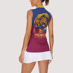 Brisbane Lions Premiers 2026 Women Sleeveless Polo Shirt Six-Time Champions