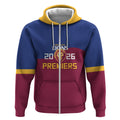 Brisbane Lions Premiers 2026 Zip Hoodie Six-Time Champions