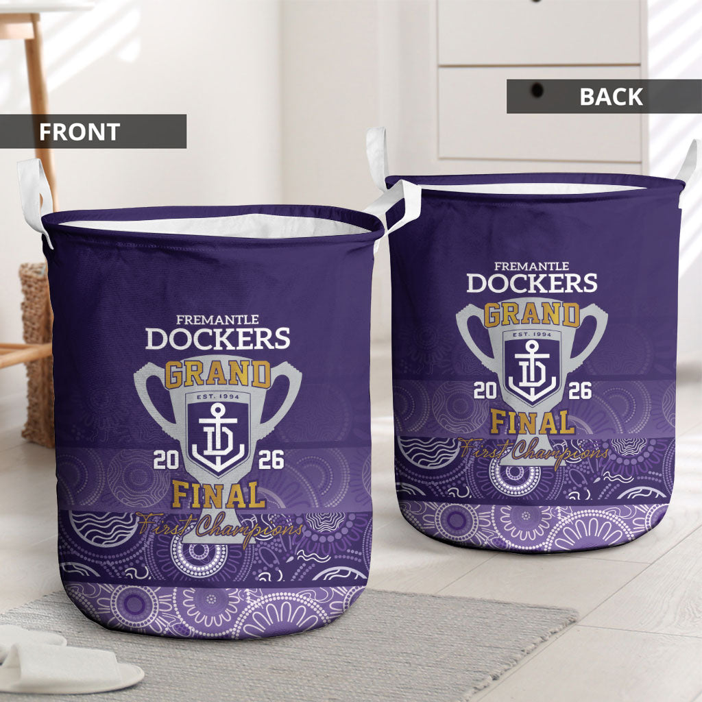 Fremantle Dockers Premiers 2026 Laundry Basket First Championship