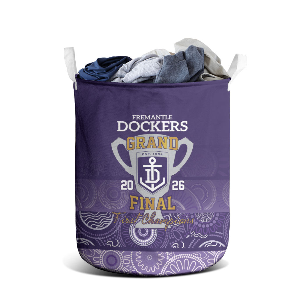 Fremantle Dockers Premiers 2026 Laundry Basket First Championship