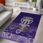 Fremantle Dockers Premiers 2026 Area Rug First Championship