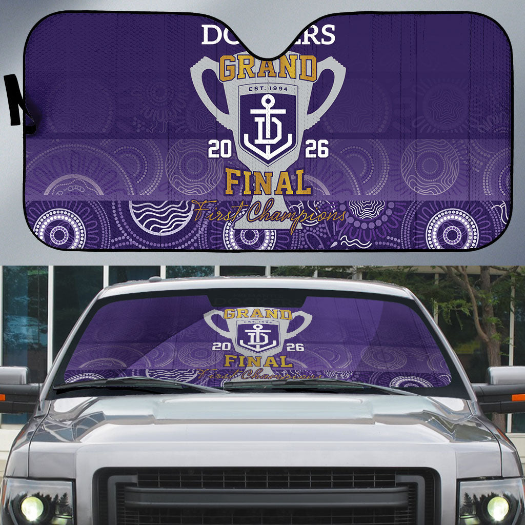Fremantle Dockers Premiers 2026 Auto Sun Shade First Championship
