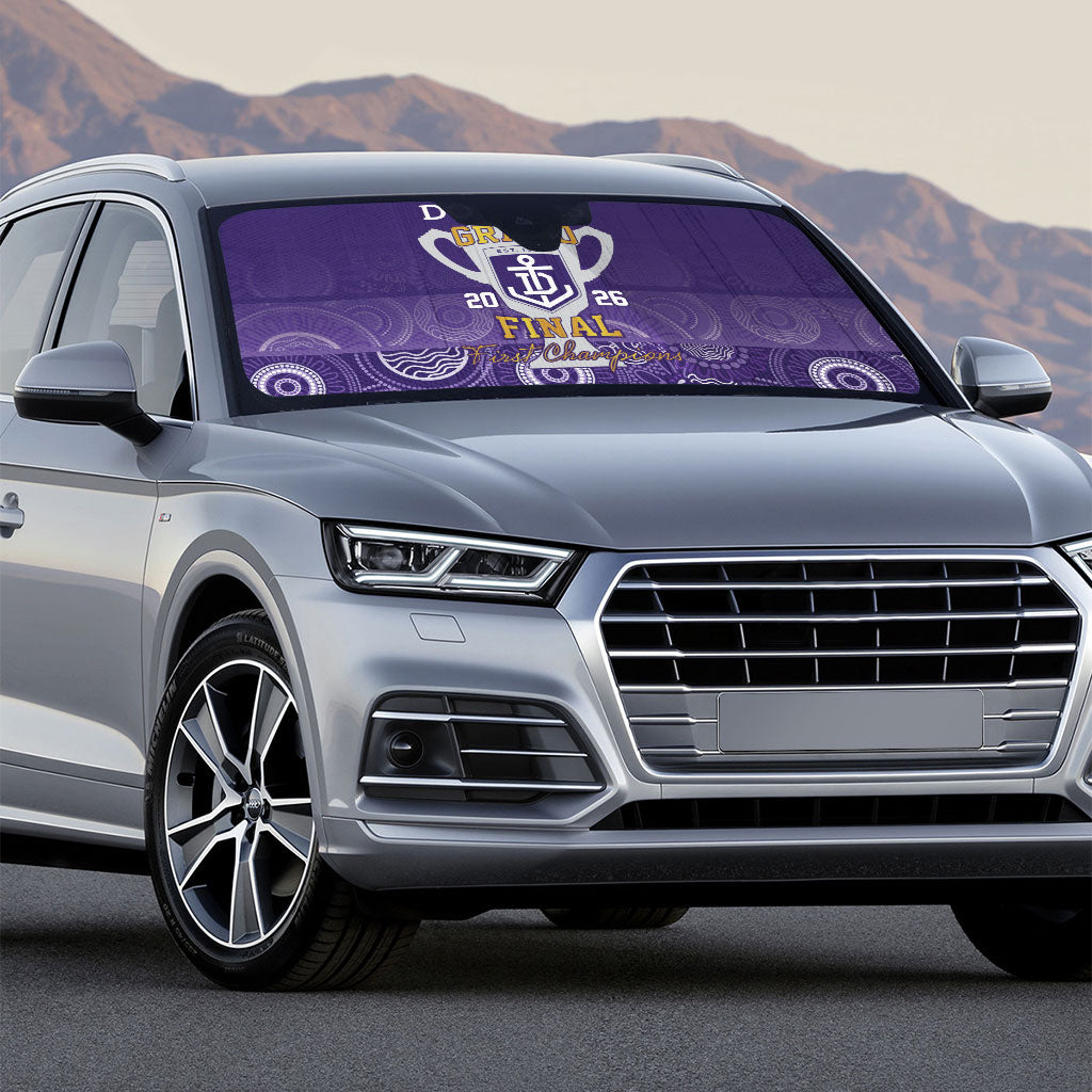Fremantle Dockers Premiers 2026 Auto Sun Shade First Championship