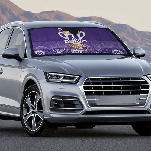 Fremantle Dockers Premiers 2026 Auto Sun Shade First Championship