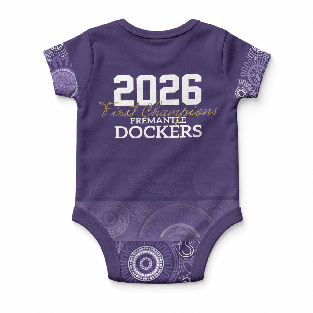 Fremantle Dockers Premiers 2026 Baby Onesie First Championship