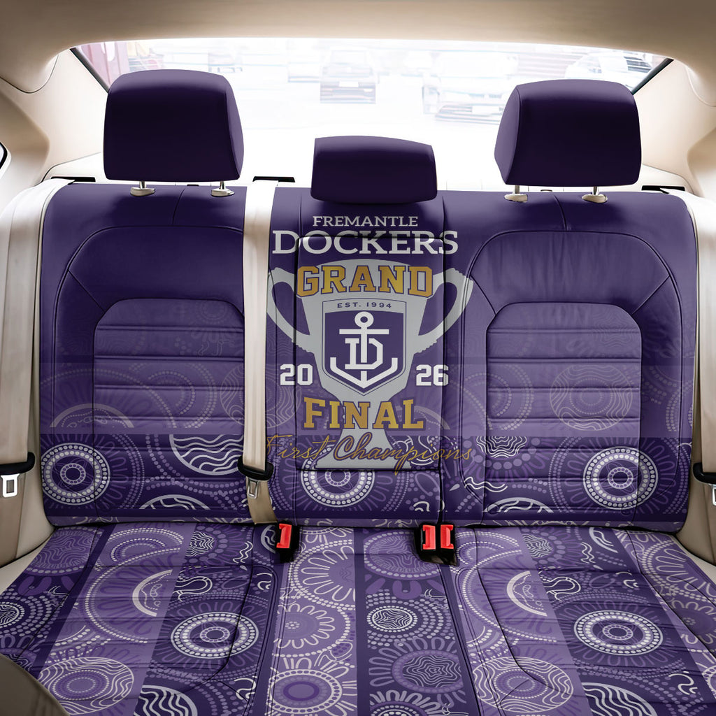 Fremantle Dockers Premiers 2026 Back Car Seat Cover First Championship