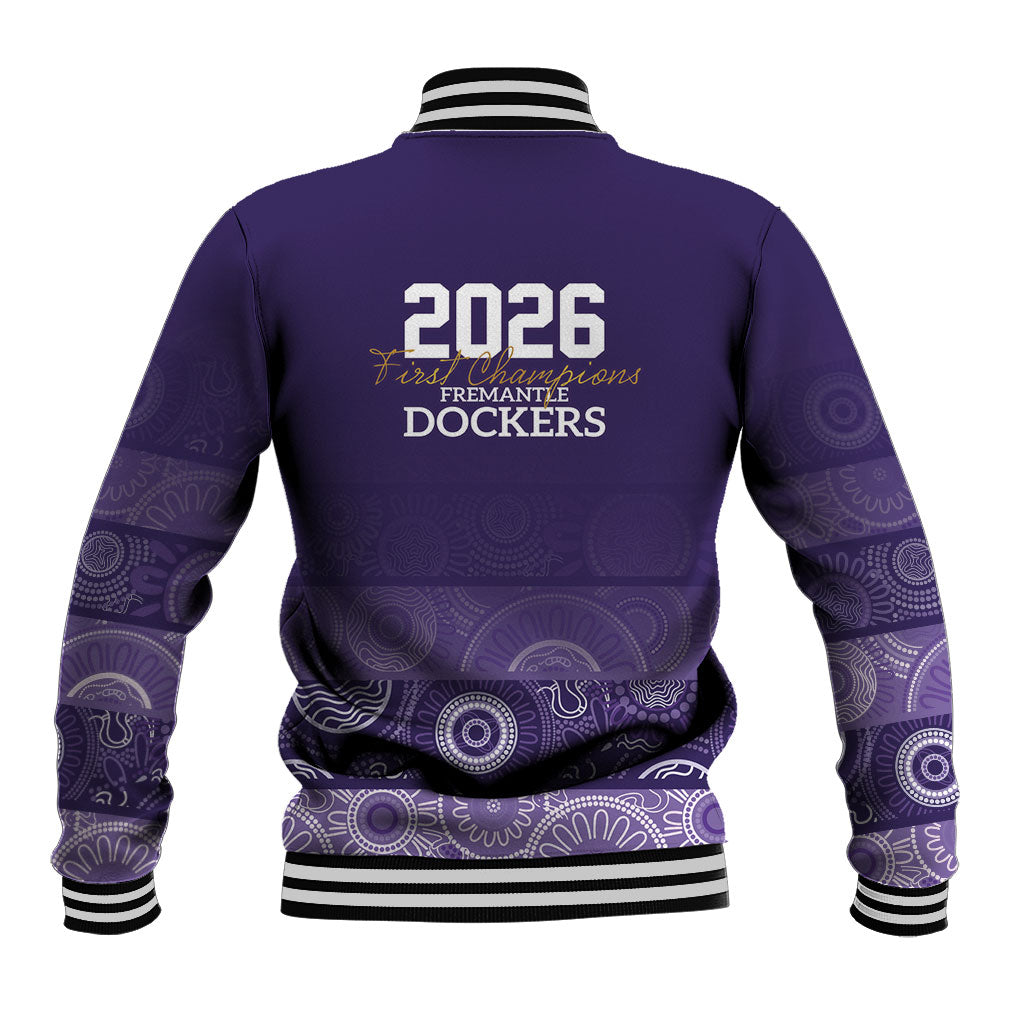 Fremantle Dockers Premiers 2026 Baseball Jacket First Championship