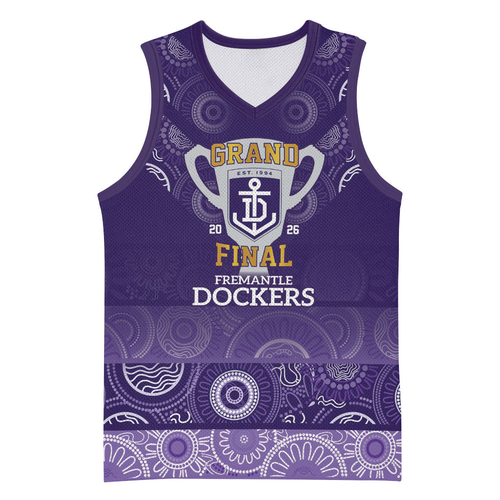 Fremantle Dockers Premiers 2026 Basketball Jersey First Championship