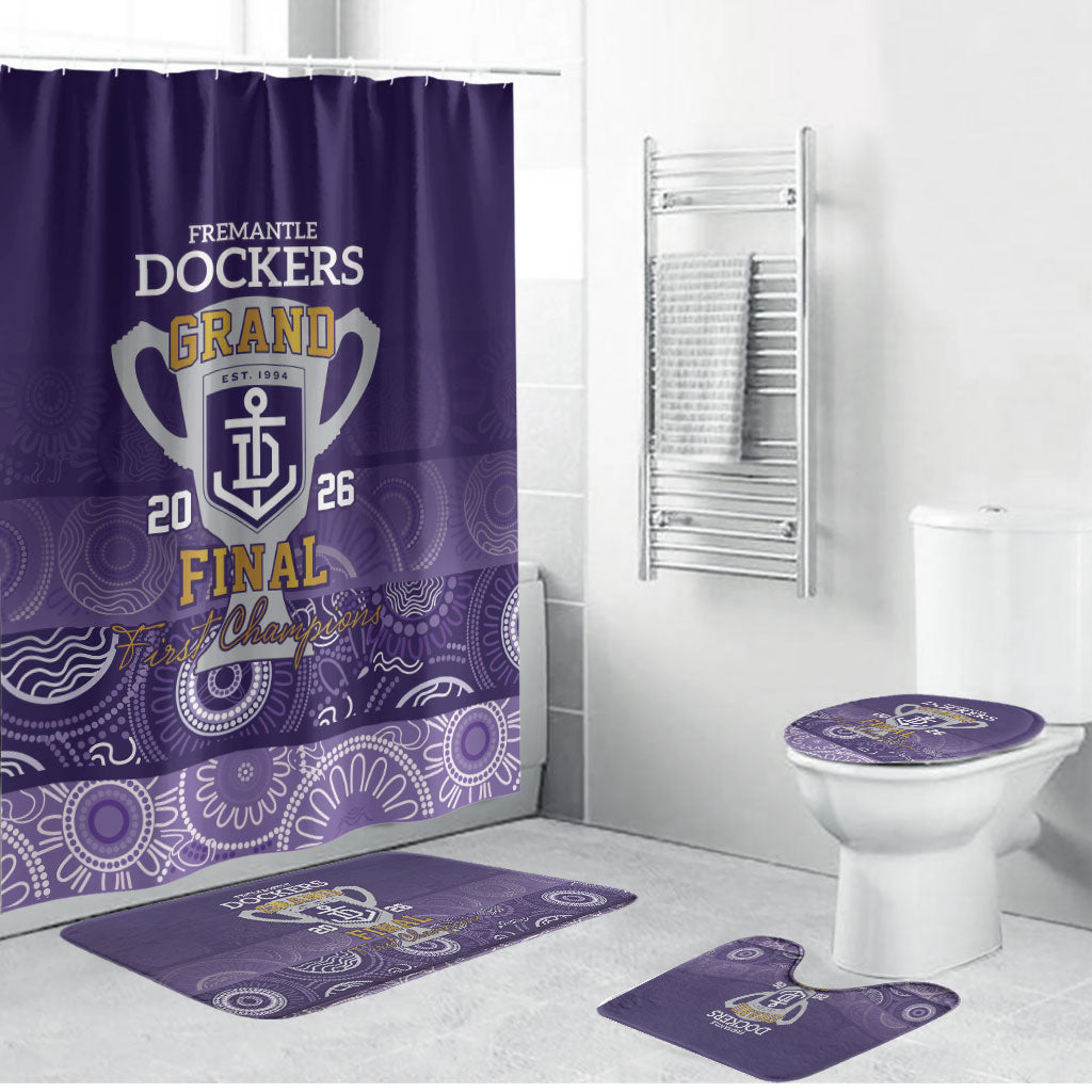Fremantle Dockers Premiers 2026 Bathroom Set First Championship