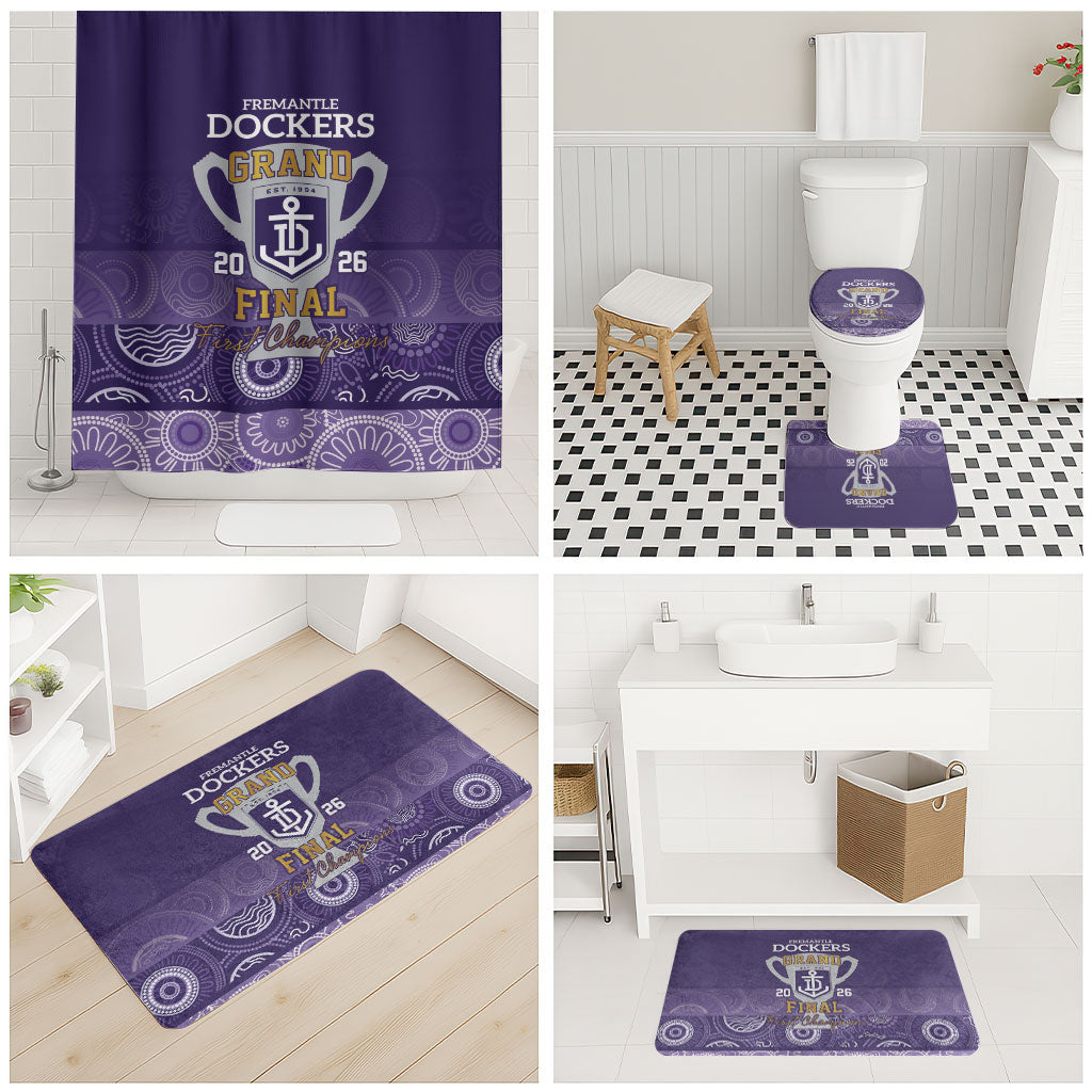 Fremantle Dockers Premiers 2026 Bathroom Set First Championship