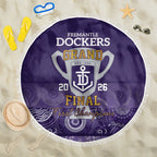 Fremantle Dockers Premiers 2026 Beach Blanket First Championship