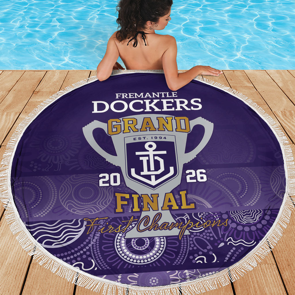 Fremantle Dockers Premiers 2026 Beach Blanket First Championship