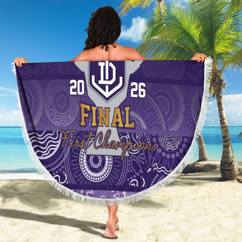 Fremantle Dockers Premiers 2026 Beach Blanket First Championship