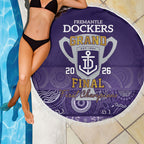 Fremantle Dockers Premiers 2026 Beach Blanket First Championship