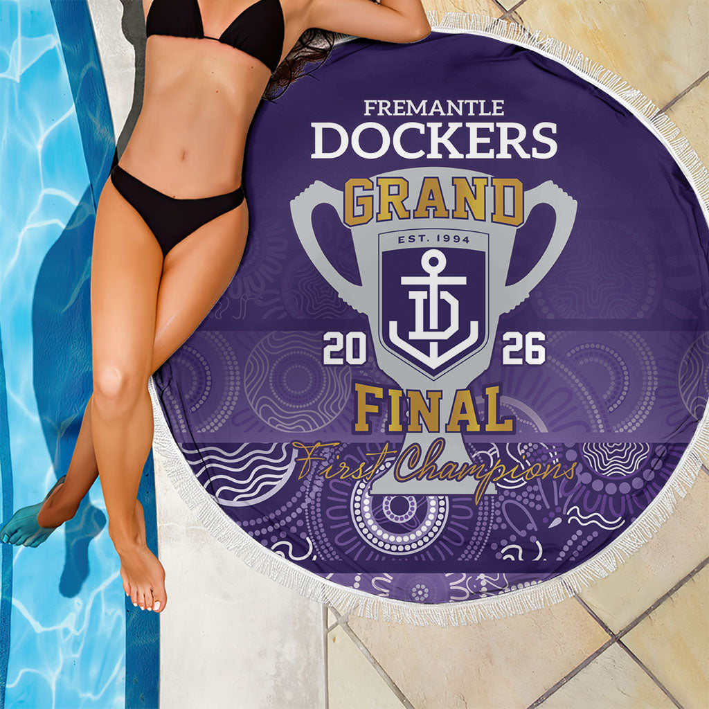 Fremantle Dockers Premiers 2026 Beach Blanket First Championship
