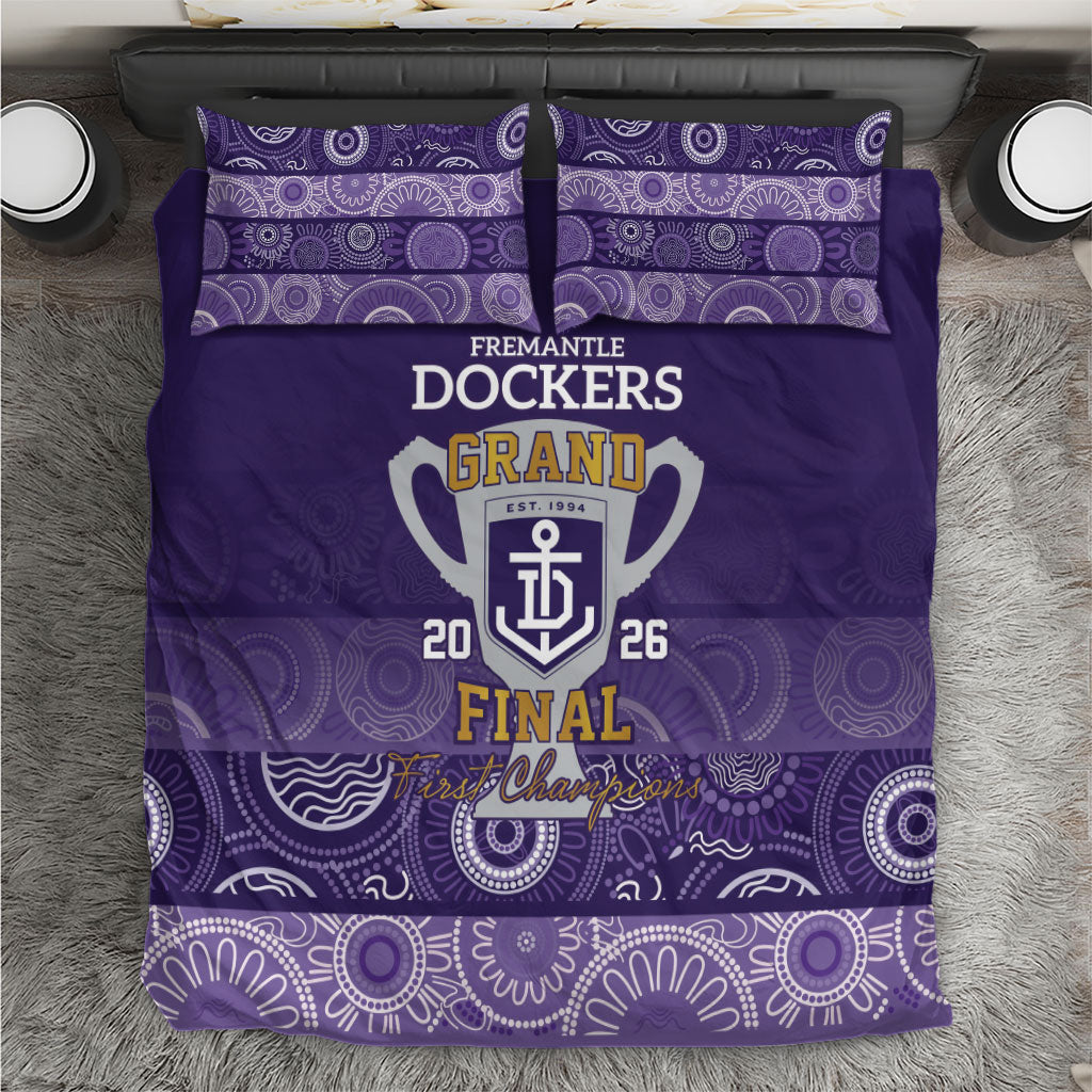 Fremantle Dockers Premiers 2026 Bedding Set First Championship